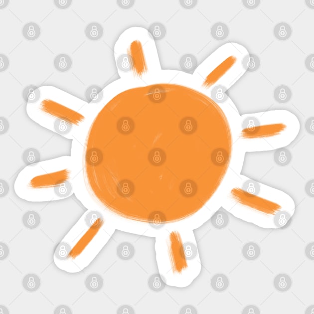 bright sun Sticker by Trippycollage